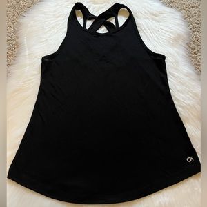Gap Fit Criss Cross Back Workout Tank, Black size XS